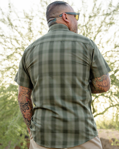 PALO VERDE BAMBOO SHORT SLEEVE BUTTON UP - MENS